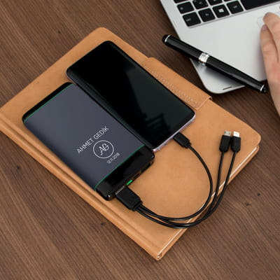 İsim Ve Harf Yazılı Powerbank 10.000mAh